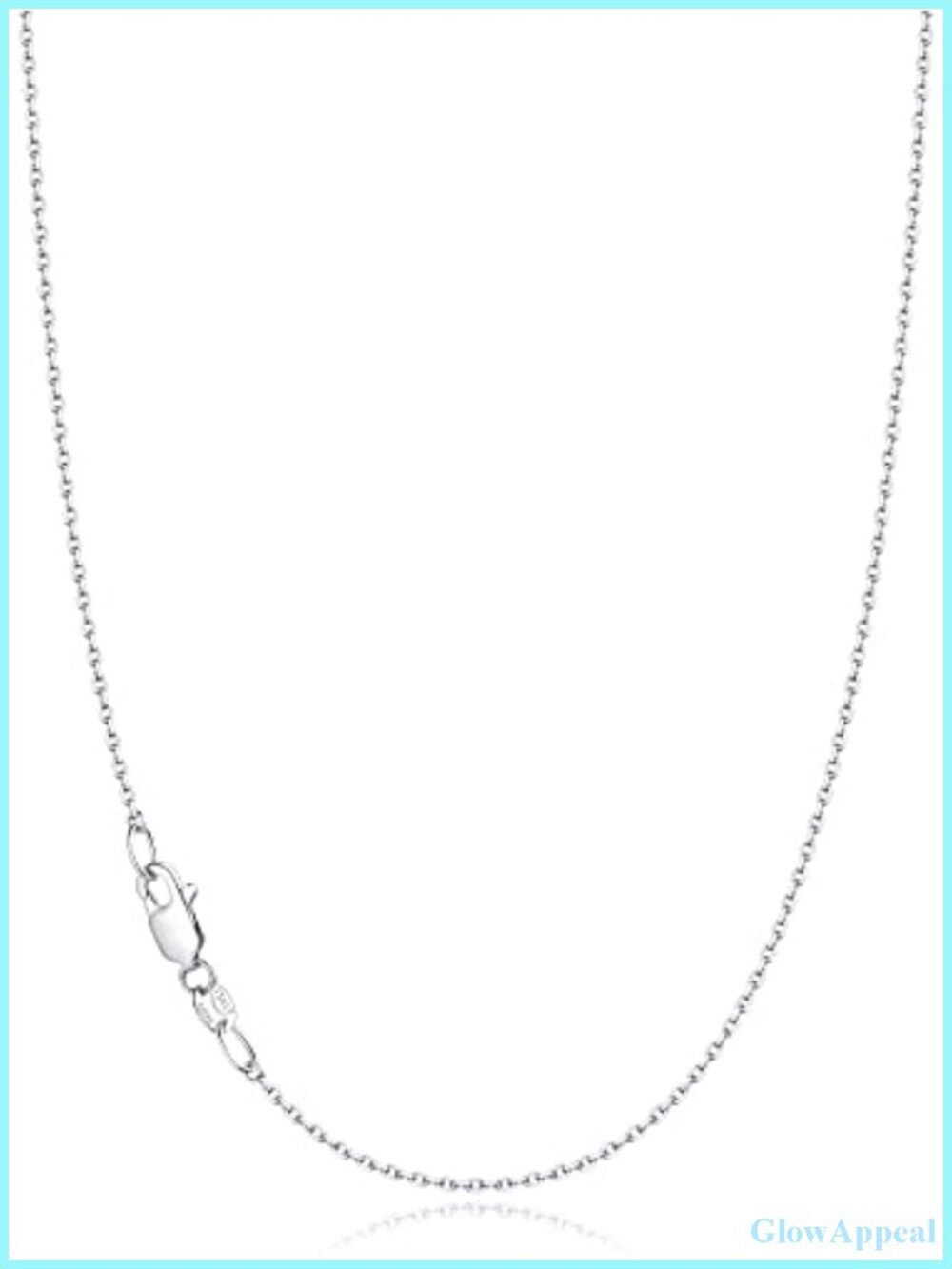 18k Gold Plated 925 Sterling Silver 1.1mm Cable Chain Necklace Thin Dainty